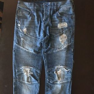 True Religion Premium Moto Denim